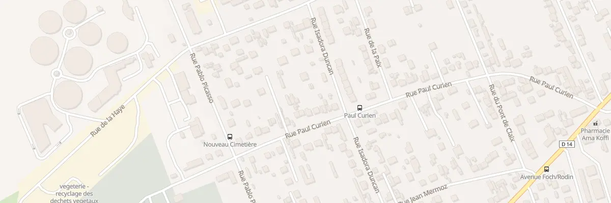 Plan du 78 Rue Paul Curien aux Mureaux