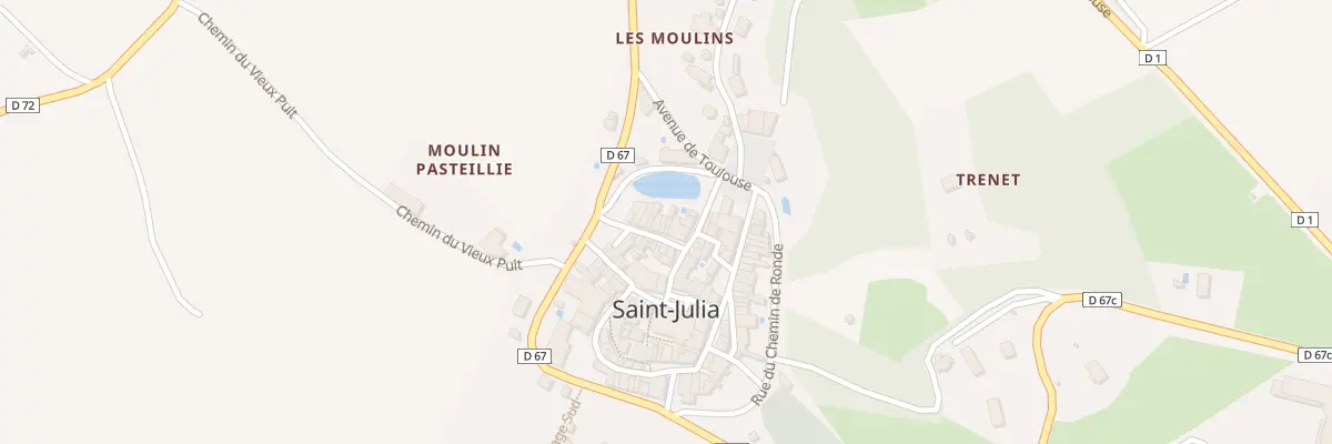 Plan du 6 Rue du Vinaigre à Saint-Julia