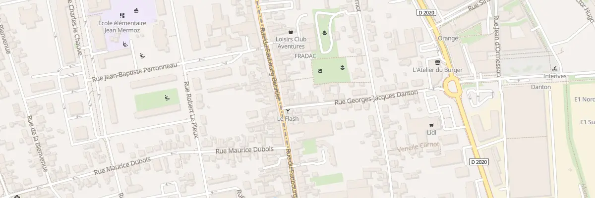 Plan du 5 Rue Danton à Fleury-les-Aubrais