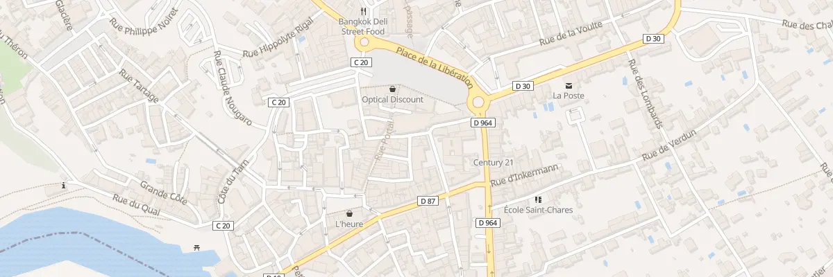 Plan du 3 Rue Saint-Pierre à Gaillac