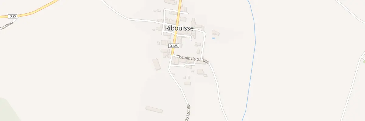 Plan du 5 Rue de la Tour à Ribouisse