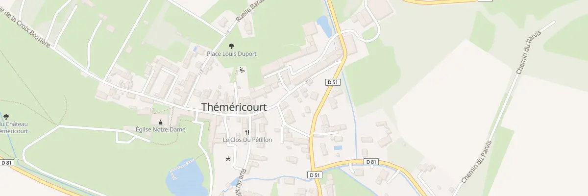 Plan du 4 Rue de la Ferme de Jaucourt à Théméricourt