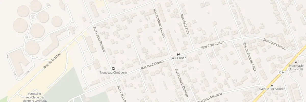 Plan du 76 Rue Paul Curien aux Mureaux