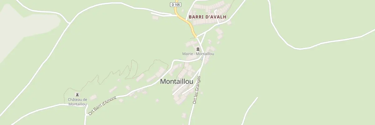 Plan du 25 Qua Barri d’Amont à Montaillou