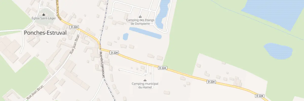 Plan du 15 Rue de Ponches à Dompierre-sur-Authie