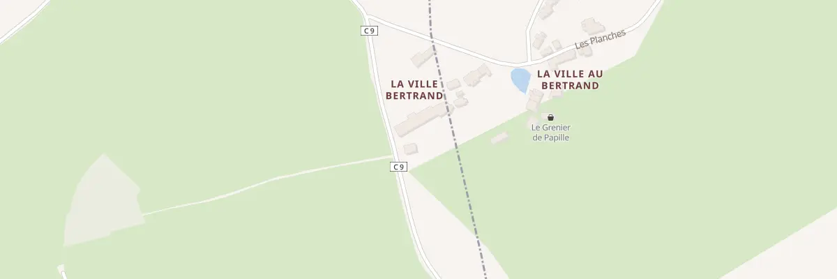 Plan du 5338 La Ville au Bertrand à Crozon-sur-Vauvre