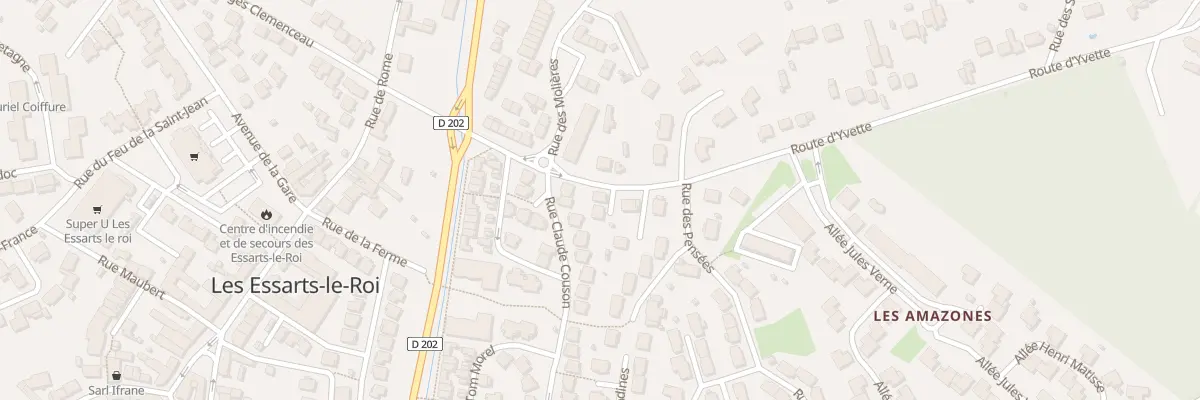 Plan du 10 Rue de l’Yvette aux Essarts-le-Roi