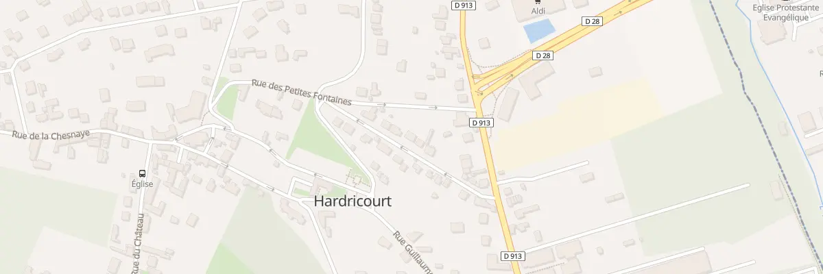 Plan du 12 Rue Vincent à Hardricourt