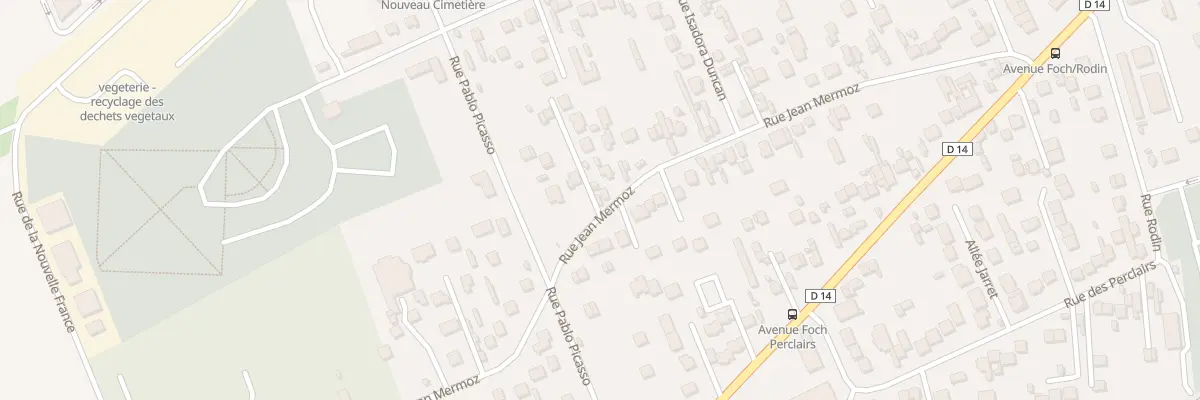 Plan du 80 Rue Jean Mermoz aux Mureaux