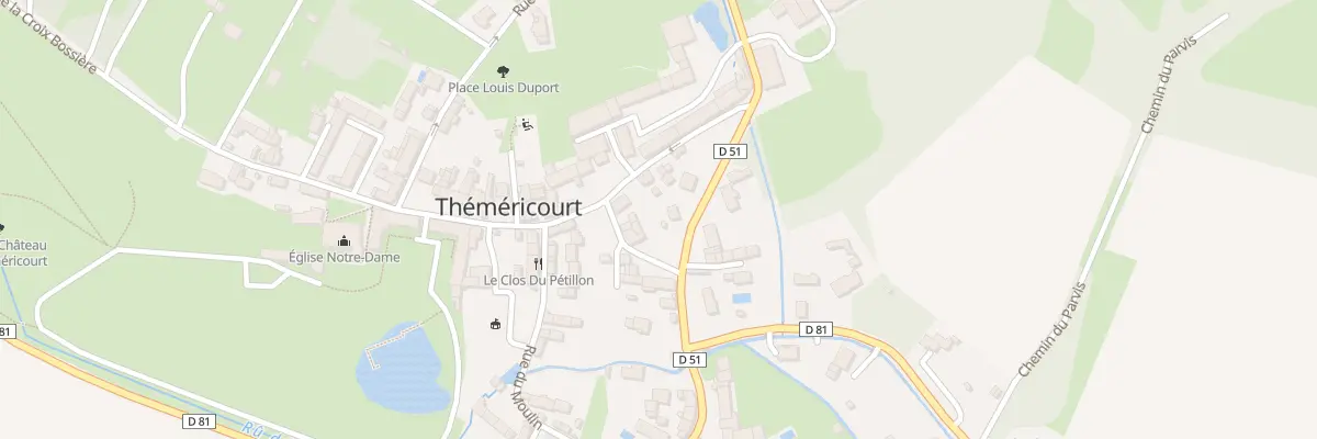 Plan du 3 Rue du Puits de la Ville à Théméricourt
