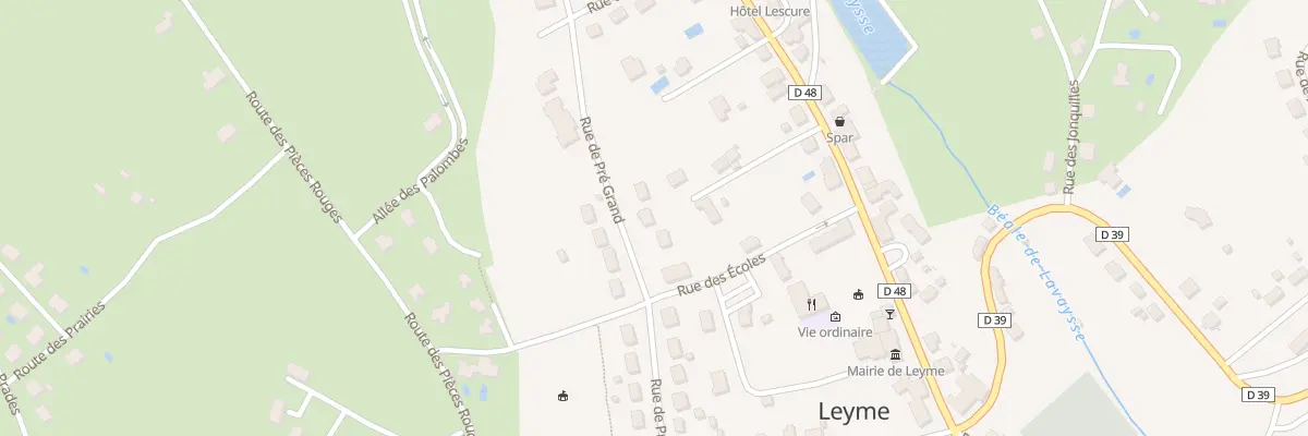 Plan du 206 Rue de Pré Grand à Leyme