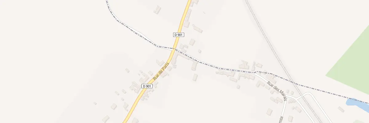 Plan du 21 Rue de Paris à Liercourt