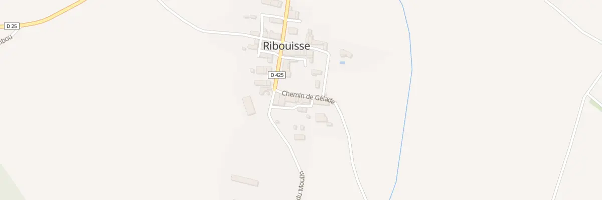 Plan du 9 Rue de la Tour à Ribouisse