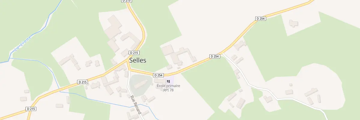 Plan du 9 Rte de Lottinghen à Selles