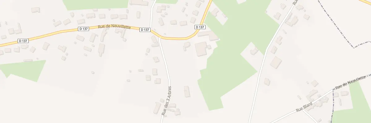 Plan du 1342 Rue de Neuvillette à Campagne-lès-Hesdin