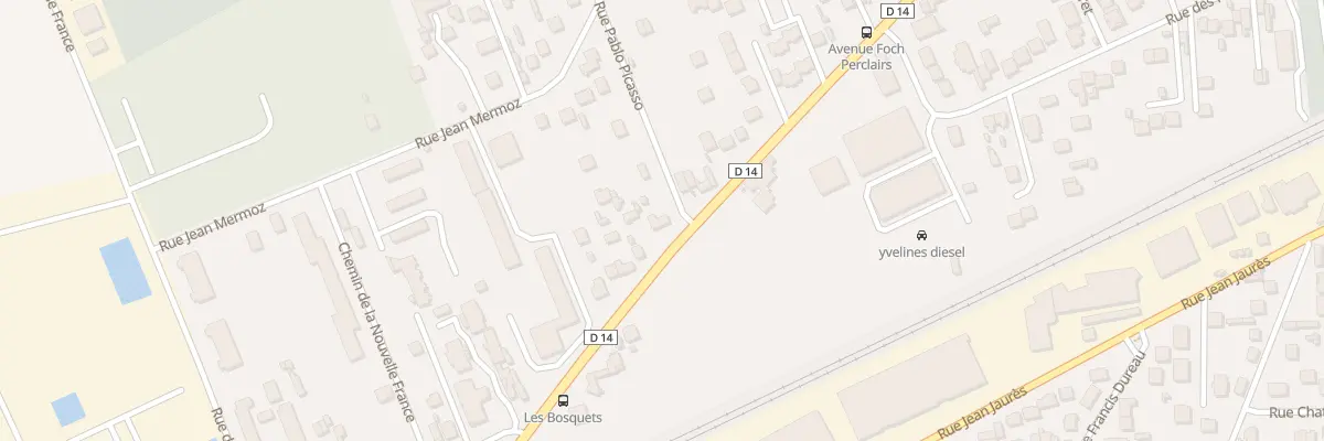 Plan du 182 Av du Maréchal Foch aux Mureaux