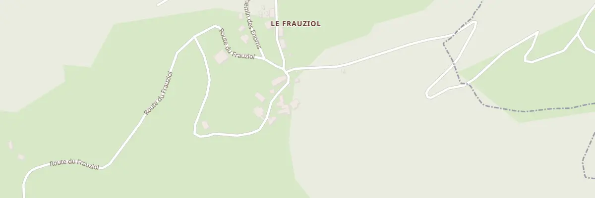 Plan du 849 Rte du Frauziol à Cornac