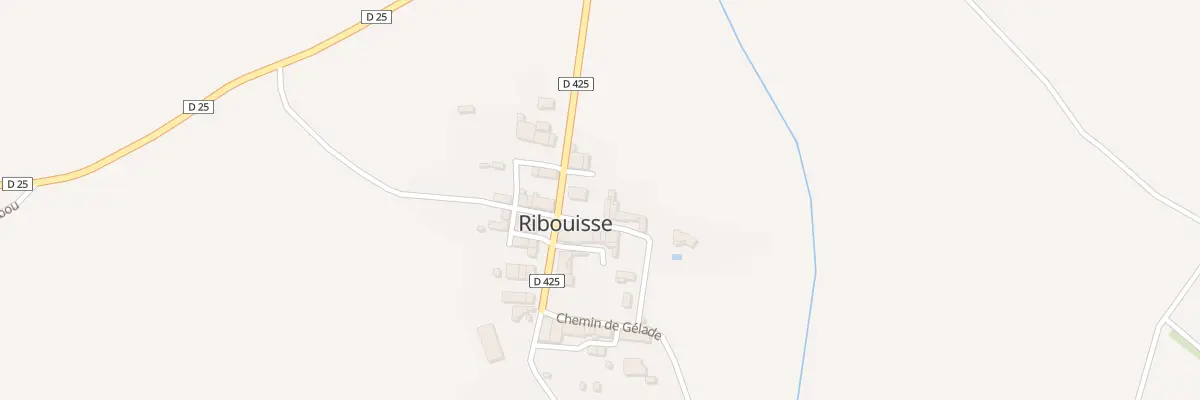 Plan du 4 Le Village à Ribouisse