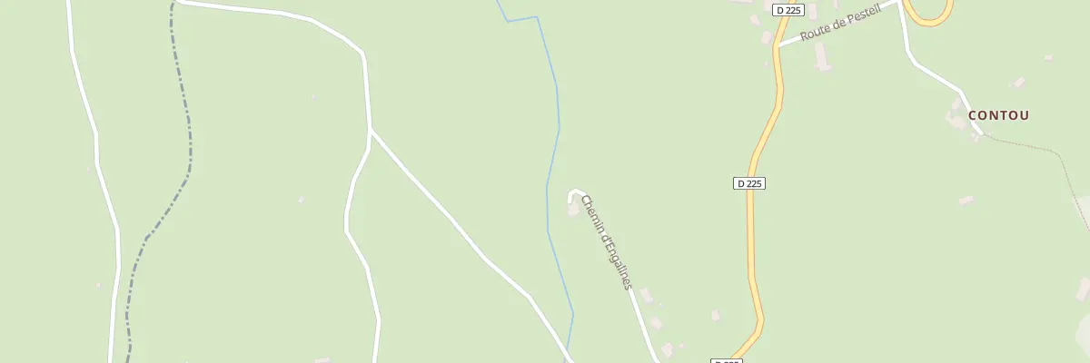 Plan du 203 Chem d’Engalines à Saint-Vincent-du-Pendit