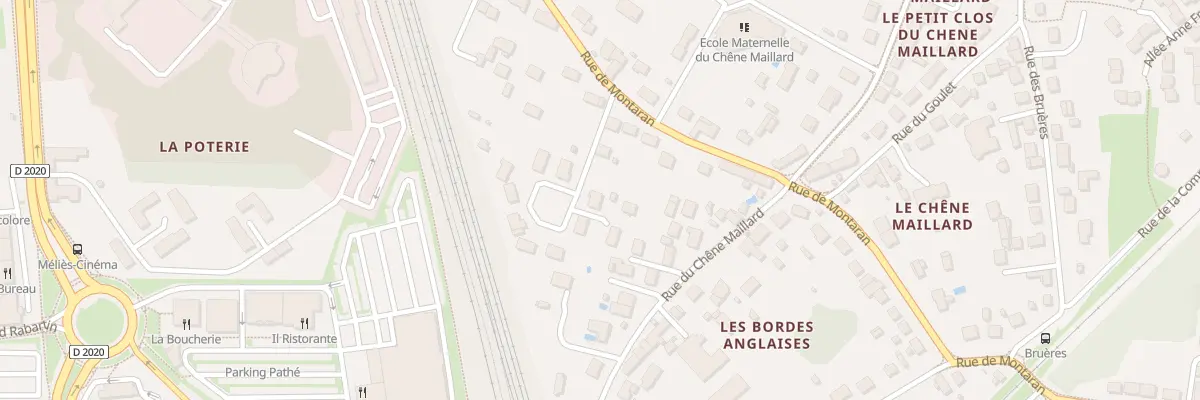Plan du 89 All des Bourgeoisies à Saran