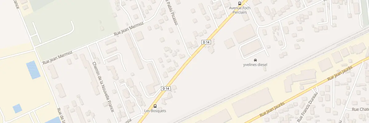Plan du 184 Av du Maréchal Foch aux Mureaux