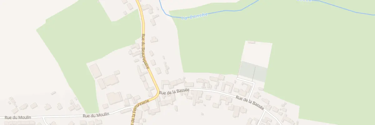 Plan du 370 Rue de la Bassée à Beaurainville