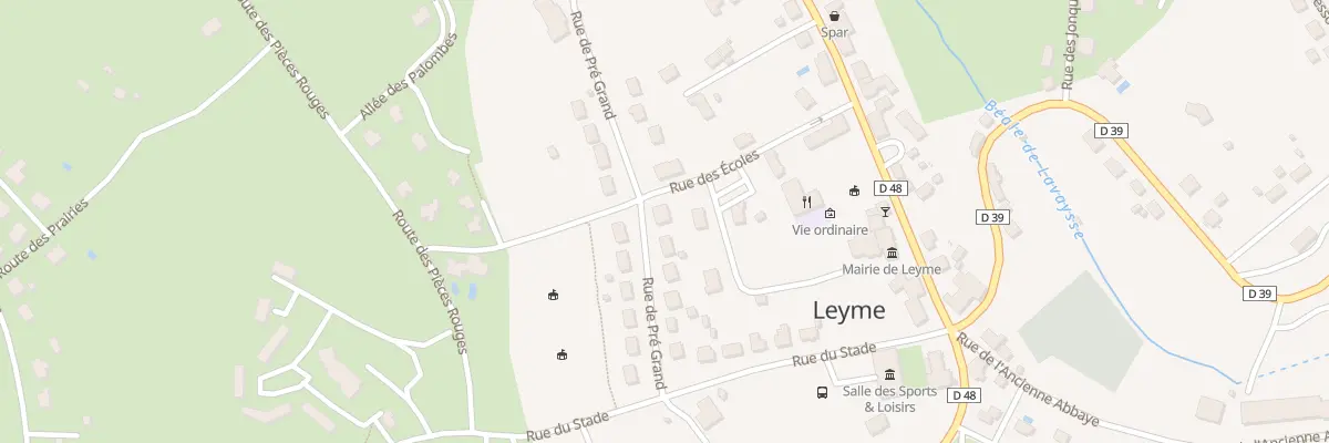 Plan du 161 Rue des Ecoles à Leyme