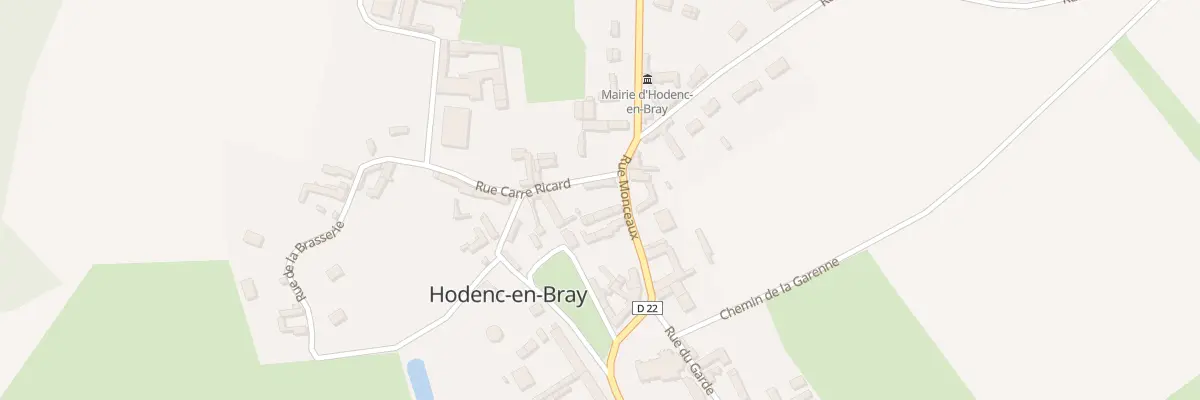 Plan du 10 Le Village à Hodenc-en-Bray