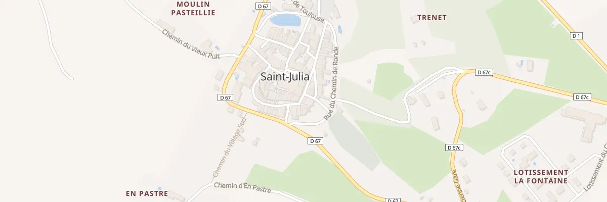 Plan du 130 La Ville à Saint-Julia