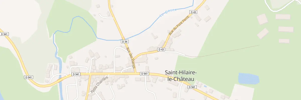 Plan du 1 Rue du Pont Perrit à Saint-Hilaire-le-Château
