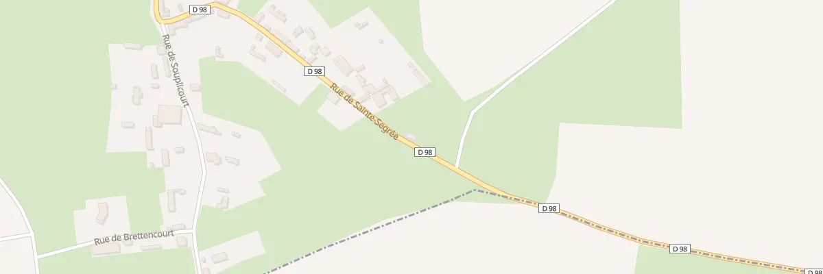 Plan du 24 Rue de Sainte Segree à Meigneux