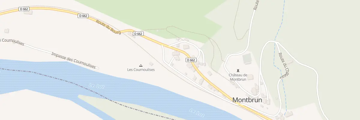 Plan du 88 Sen du Moulin à Montbrun