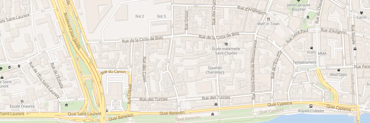 Plan du 1 Rue des Charretiers à Orléans