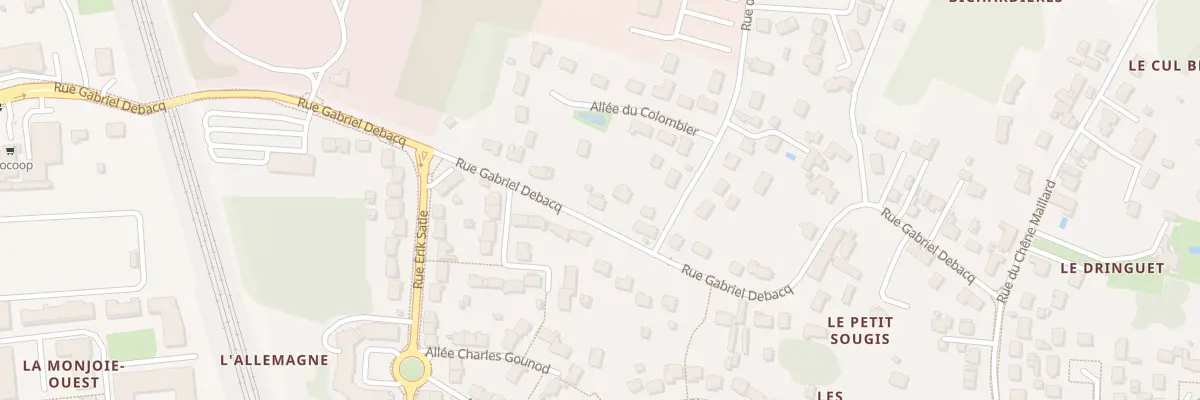 Plan du 549 Rue Gabriel Debacq à Saran