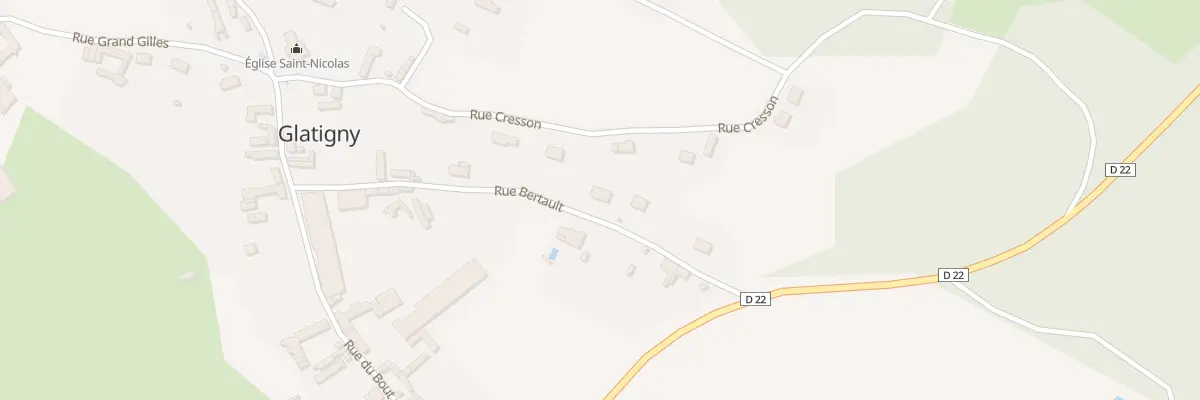 Plan du 15 Rue Bertault à Glatigny
