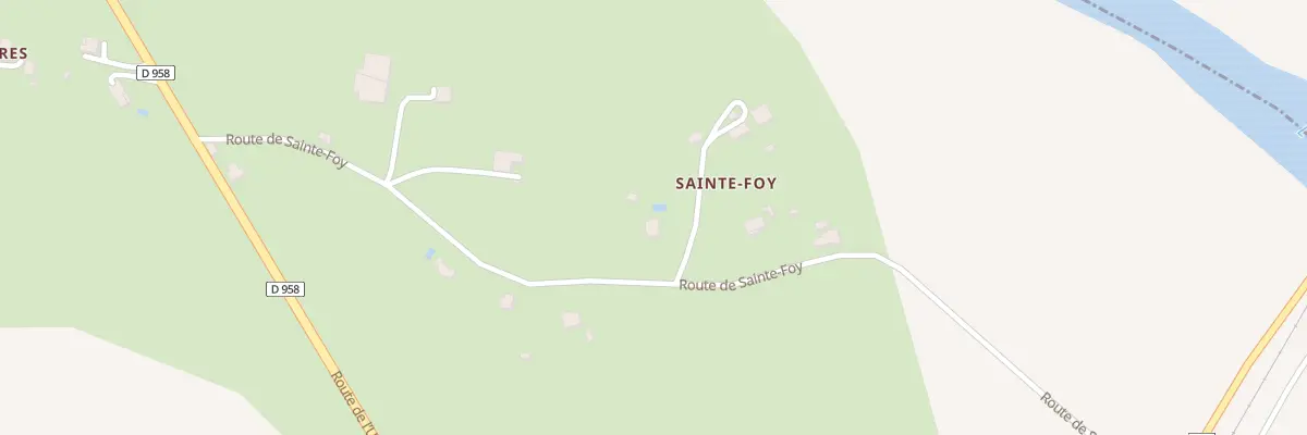 Plan du 391 Rte de Sainte Foy à Varen