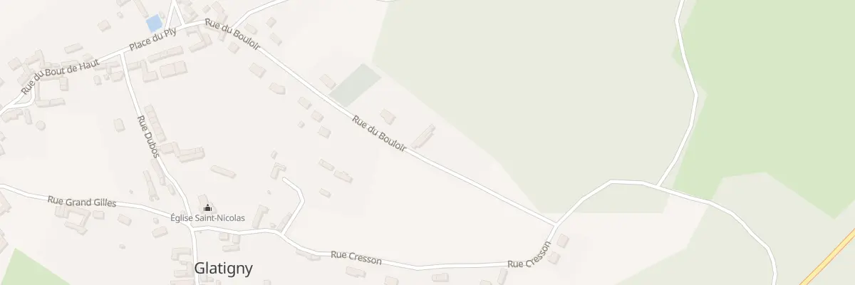 Plan du 15 Rue du Bouloir à Glatigny
