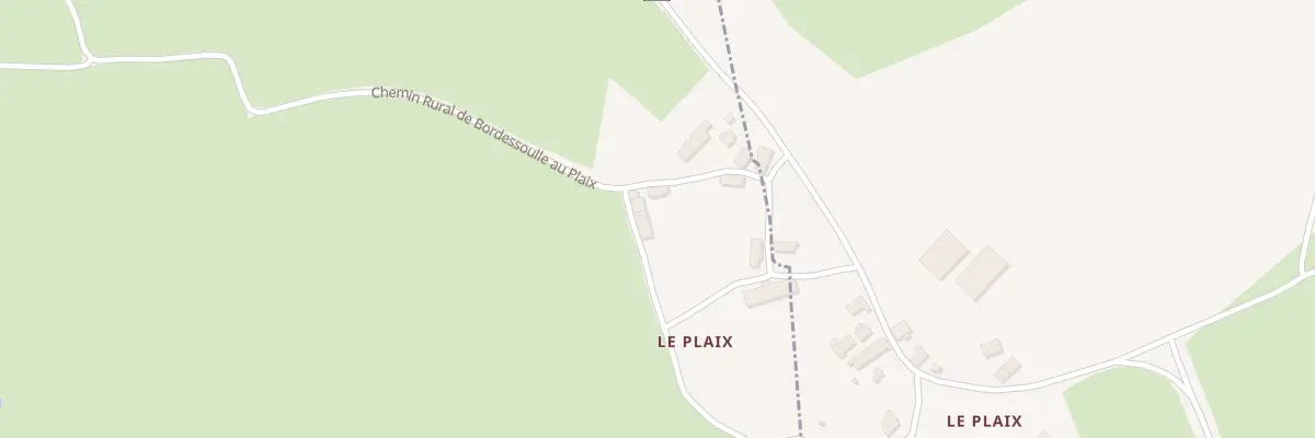 Plan du 5 Le Plaix à Crozon-sur-Vauvre