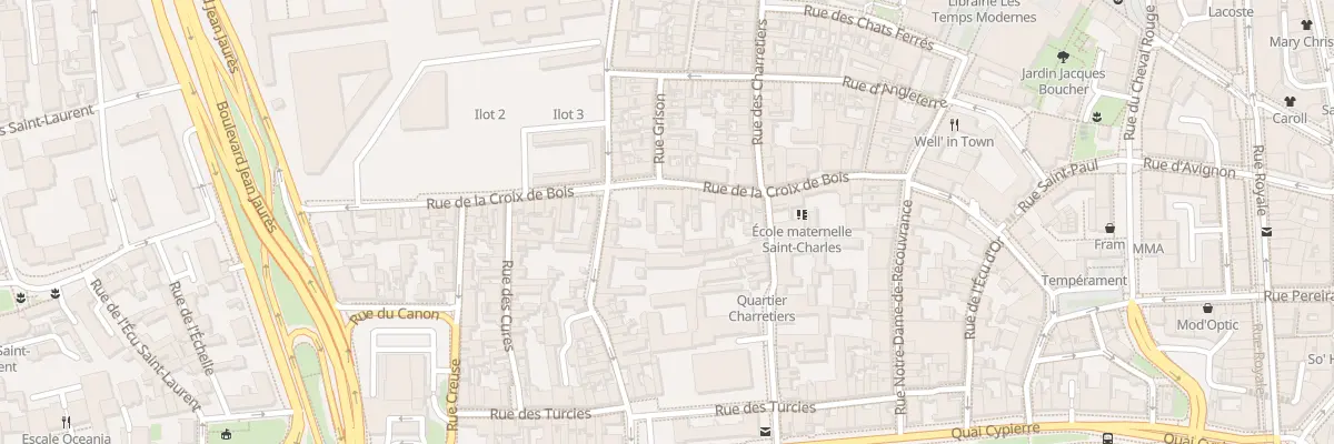 Plan du 21 Rue Croix de Bois à Orléans