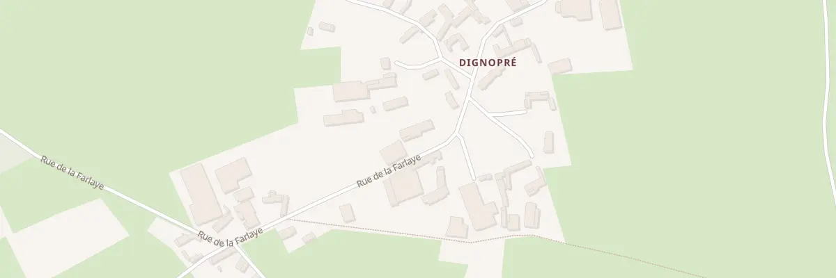 Plan du 4 Rue de la Farlaye à Bécourt