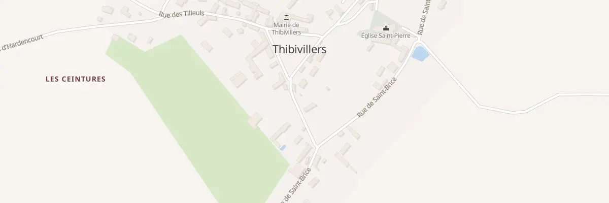 Plan du 2 Rue du Cliquet à Thibivillers