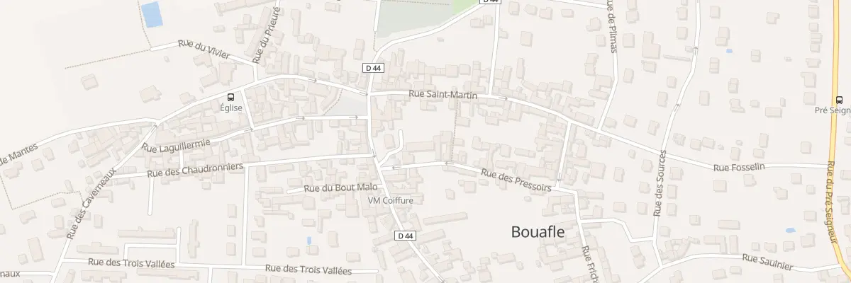 Plan du 7 Rue des Pressoirs à Bouafle