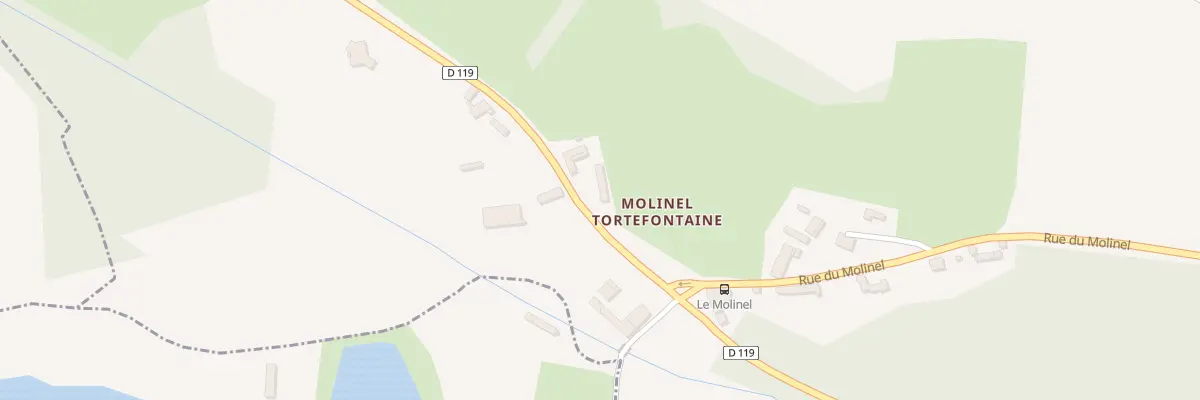 Plan du 22 Rue du Molinel à Tortefontaine