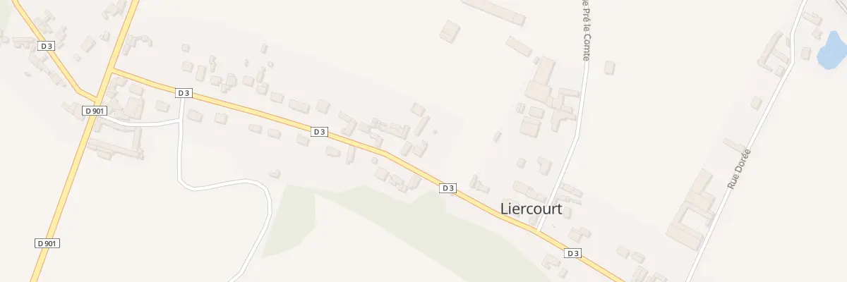 Plan du 347 Rue du Gen Leclerc à Liercourt