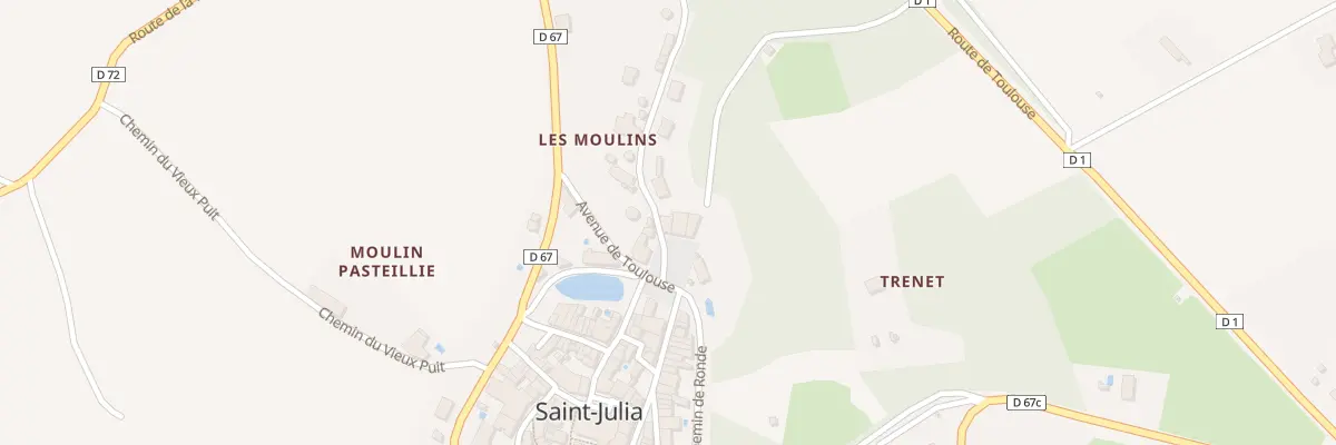 Plan du 10 Pl de la Bascule à Saint-Julia