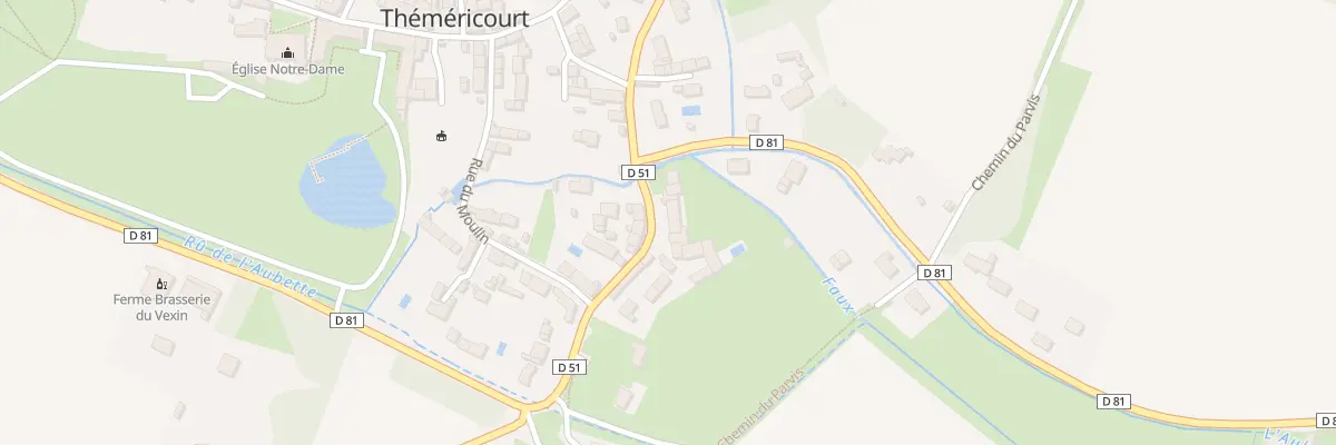 Plan du 3 Rue d’Orleans à Théméricourt