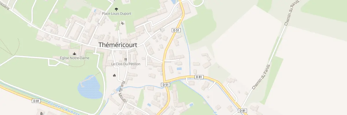 Plan du 7 Rue du Puits de la Ville à Théméricourt