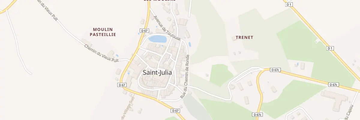 Plan du 147 La Ville à Saint-Julia