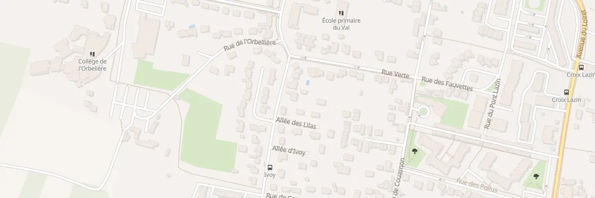 Plan du 374 Rue d’Ivoy à Olivet