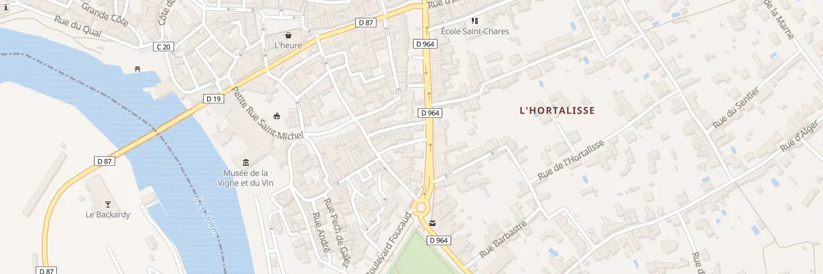 Plan du 48 Bd Gambetta à Gaillac